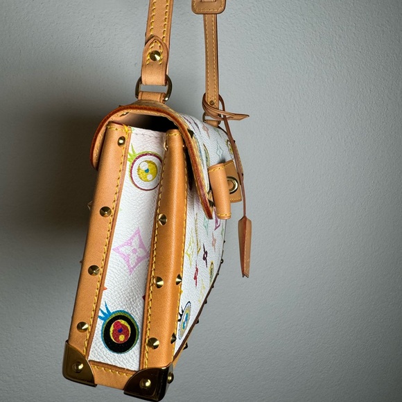 Louis Vuitton Limited Murakami Monogram Multicolor Eye Miss You Flap Bag - Picture 4 of 8